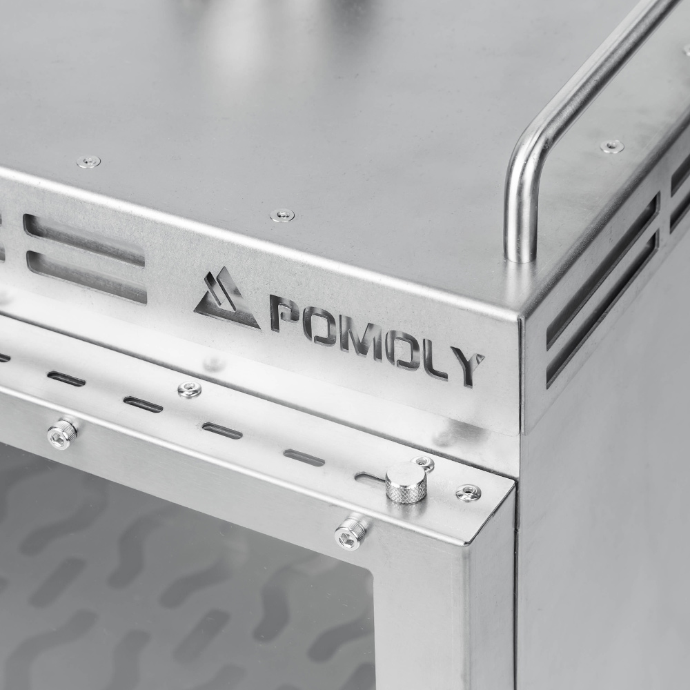 Dweller-Ti Titanium Wood Stove | Segmented Titanium Chimney Version | Zpoint & GREEN STOVE New Arrival