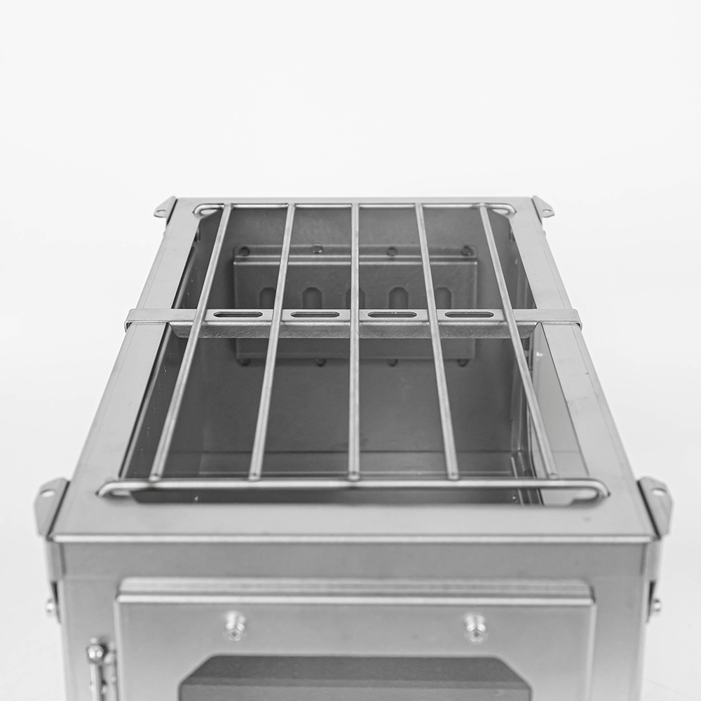 T-Brick 2.0 | Portable Titanium Wood Stove for Hot Tent Camping | Zpoint New Arrival