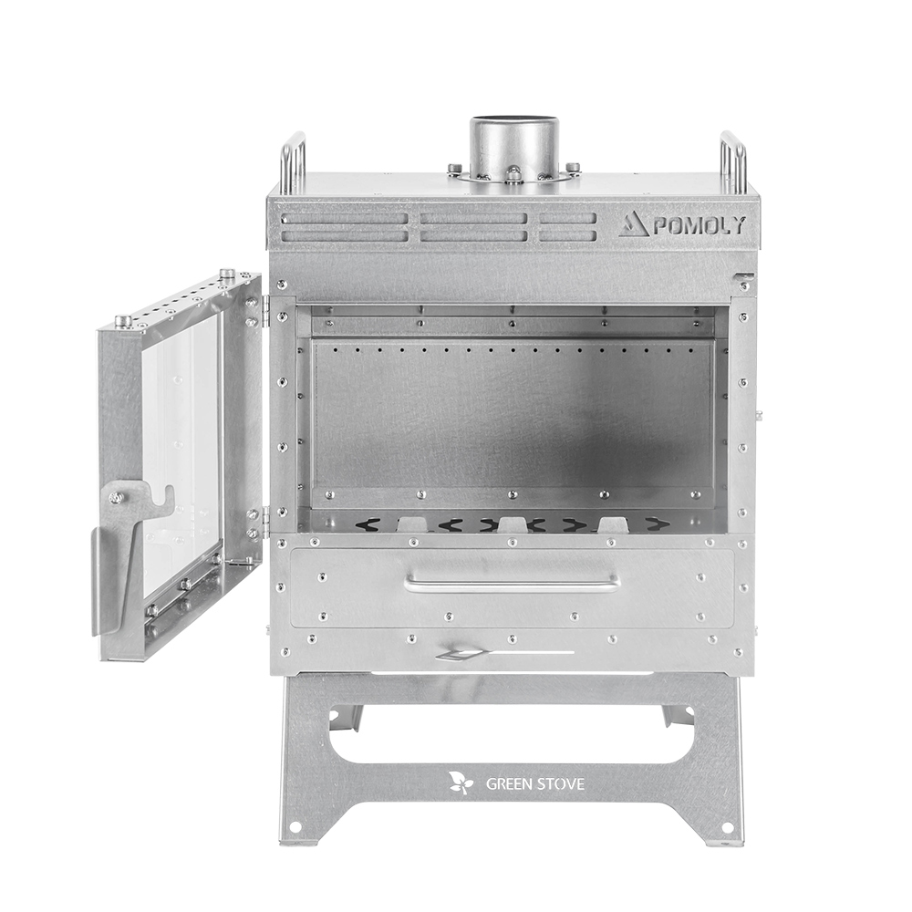 Dweller-Ti Wood Stove | Titanium Outdoor Fireplace | Zpoint & GREEN STOVE New Arrival