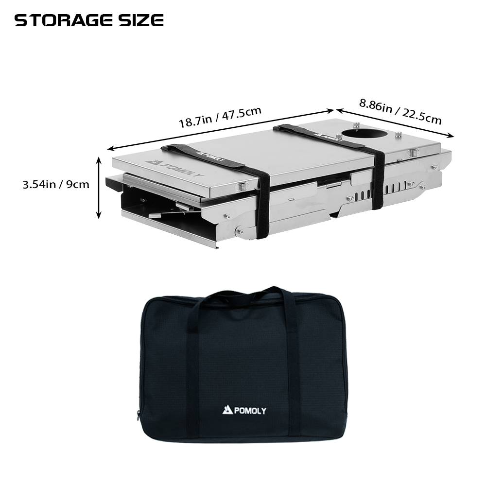 T1 Ultra | Fastfold Titanium Wood Stove | Zpoint New Arrival