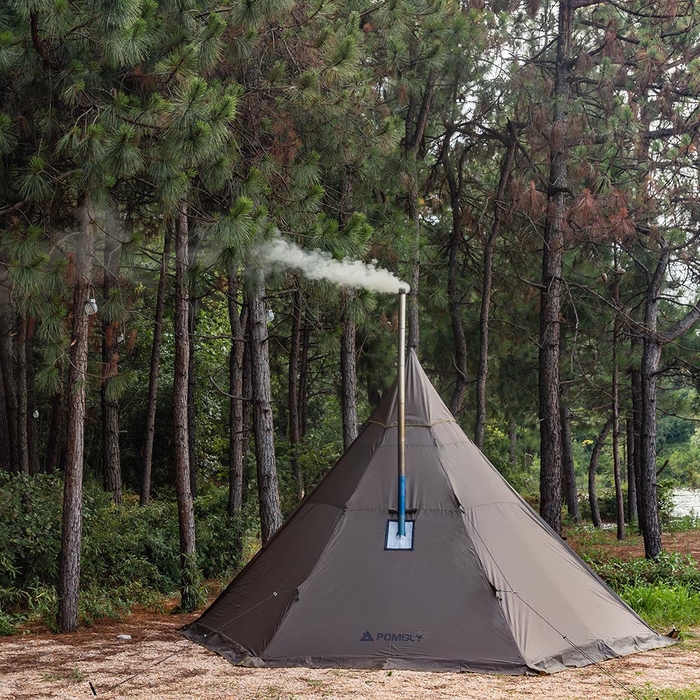 HUSSAR Plus 2.0 Camping Hot Tent | Tipi Tent with Stove Jack | Zpoint New Arrival