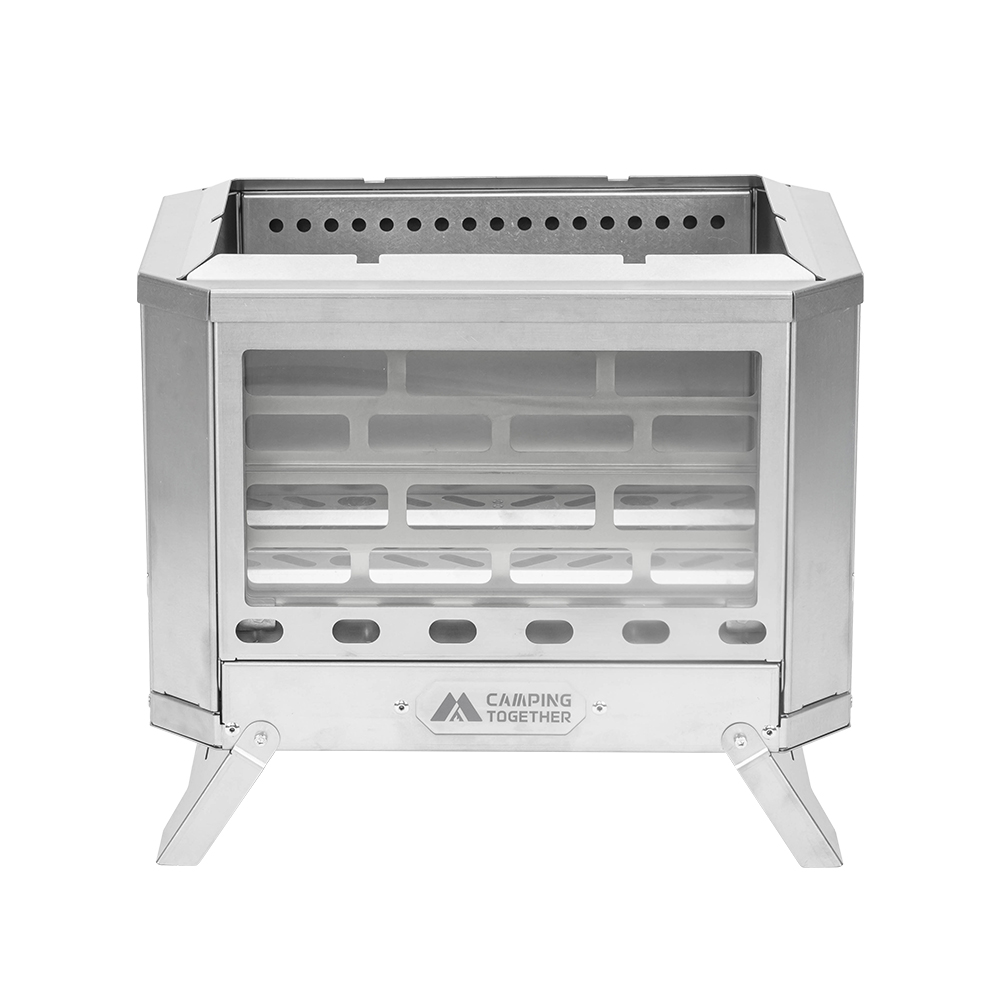 Mjölnir Titanium Fire Pit | Zpoint x CAMPING TOGETHER Camping Wood Stove| New Arrival