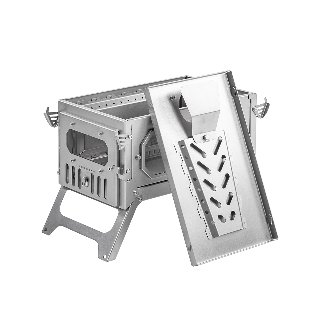T-Brick Mini 2.0 | Portable Titanium Wood Stove for Solo Hot Tent Camping | Zpoint New Arrival