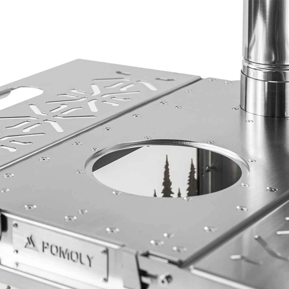 Oroqen Max 3 Wood Stove | Portable Stove for Hot Tent Camping | Zpoint New Arrival