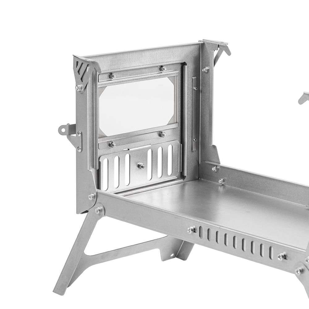 T-Brick 2.0 | Portable Titanium Wood Stove for Hot Tent Camping | Zpoint New Arrival