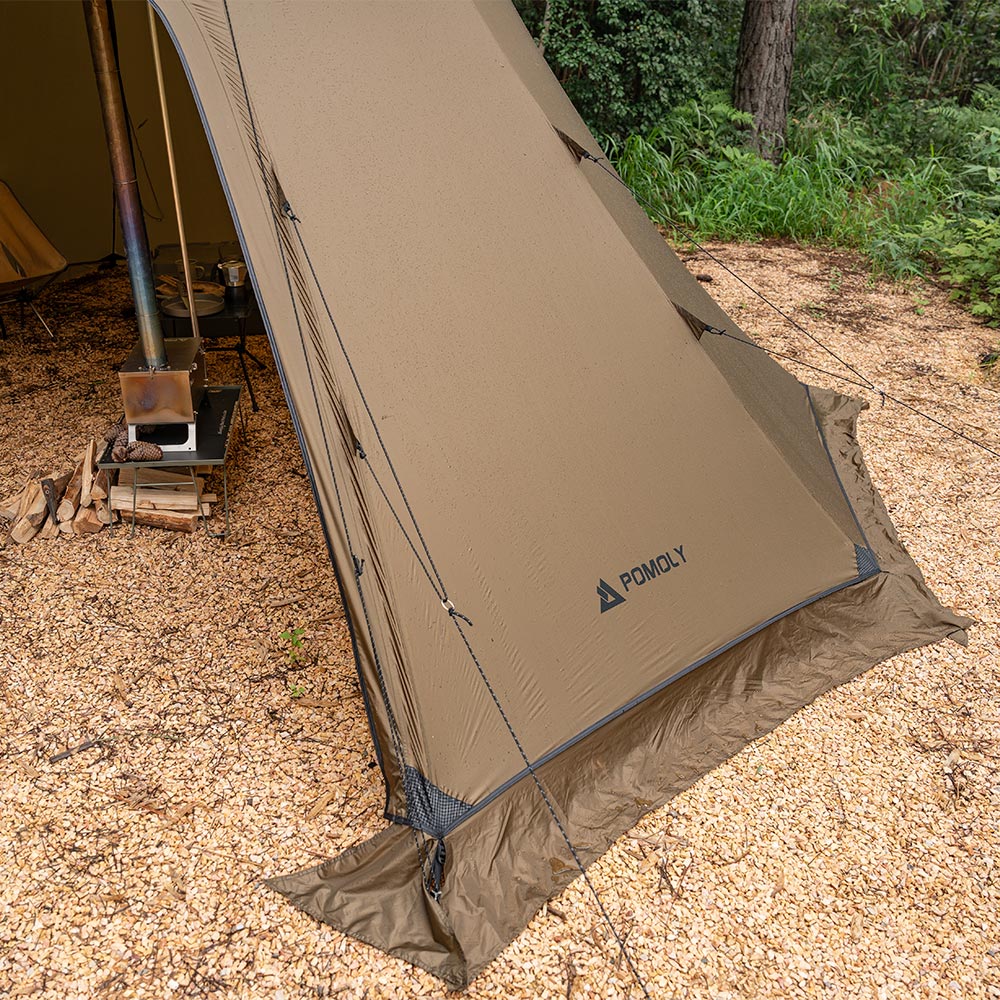 Circle 6 | Outdoor Hot Tent | Bell-Shaped Camping Hot Tent Zpoint New Arrival 2024