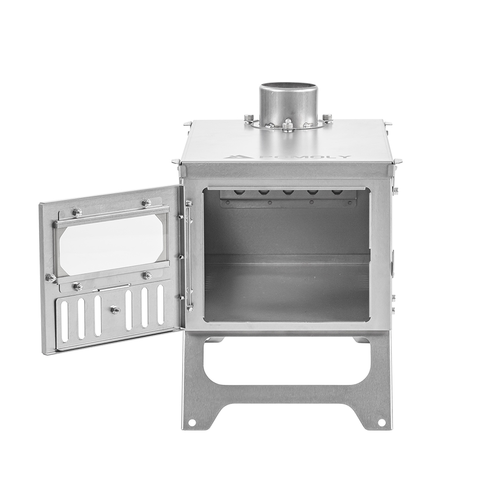 T-Brick Mini 2.0 | Portable Titanium Wood Stove for Solo Hot Tent Camping | Zpoint New Arrival