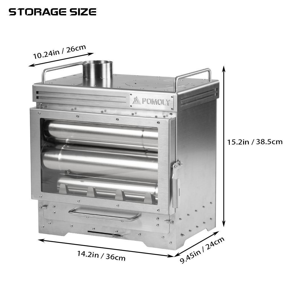 Dweller Max 2.0 | Camping Wood Stove | Zpoint New Arrival