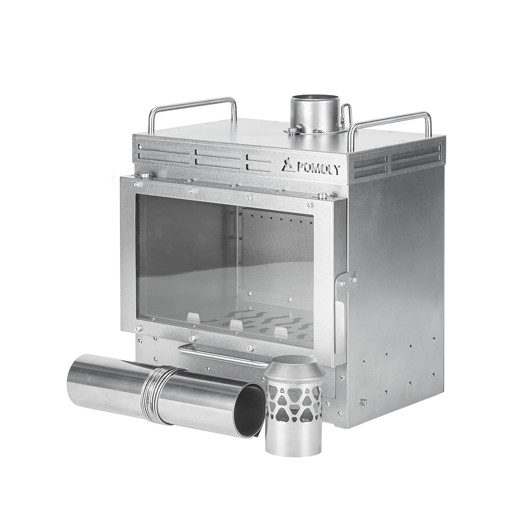 Dweller-Ti Wood Stove | Titanium Outdoor Fireplace | Zpoint & GREEN STOVE New Arrival
