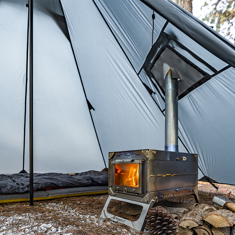 Zpoint Fold X | Titanium Wood Stove | Fastfold Tent Stove | Zpoint New Arrival 2024