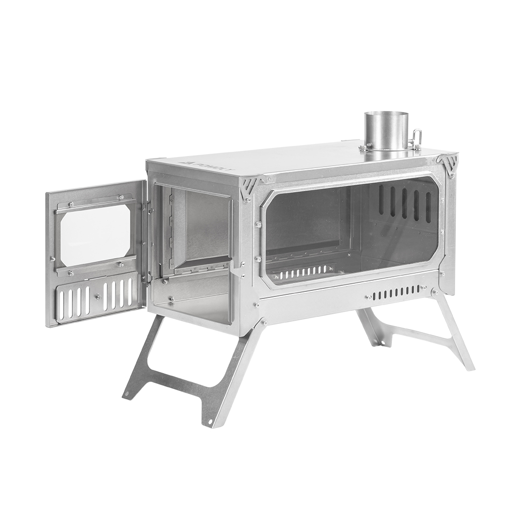 T-Brick Ultra 2.0 | Portable Titanium Wood Stove | Camping Tent Stove for 3-6P | Zpoint New Arrival