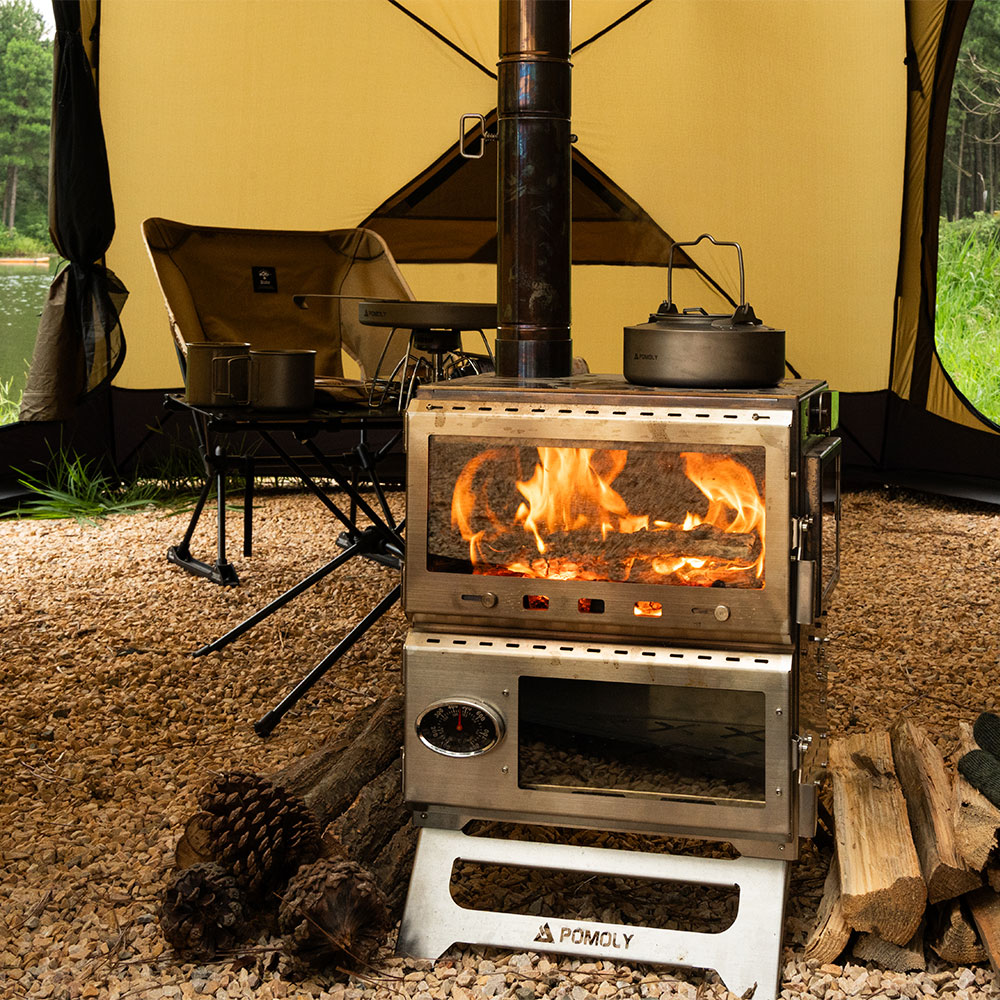 Baker Hot Tent Oven Stove | Portable Oven Tent Wood Stove | Zpoint New Arrival 2024