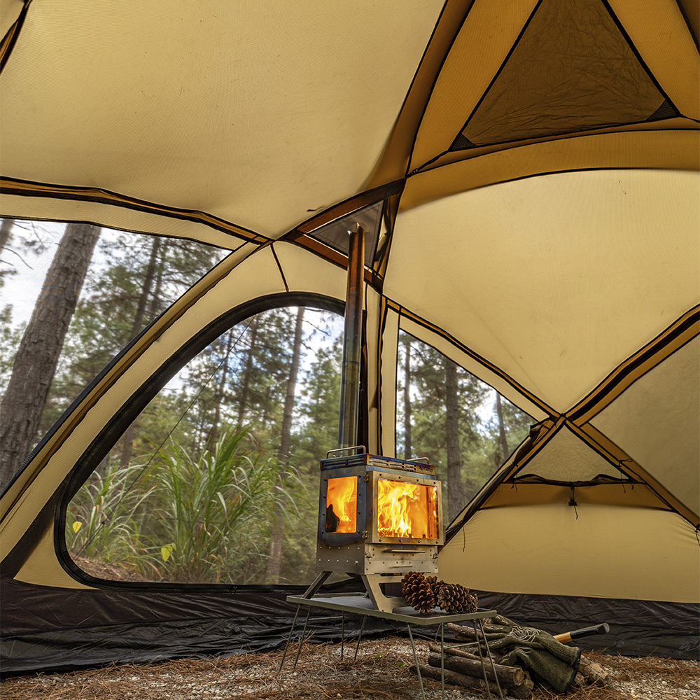 Dweller Max Ti 3 | Titanium Wood Stove | Zpoint New Arrival 2024