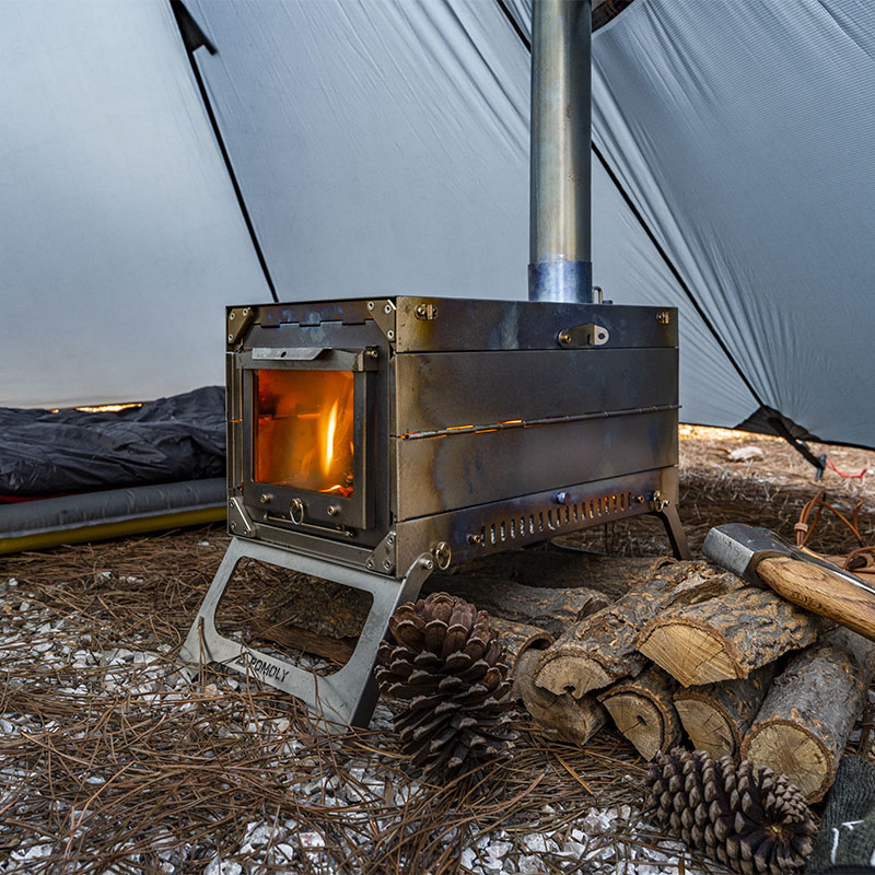 Zpoint Fold X | Titanium Wood Stove | Fastfold Tent Stove | Zpoint New Arrival 2024