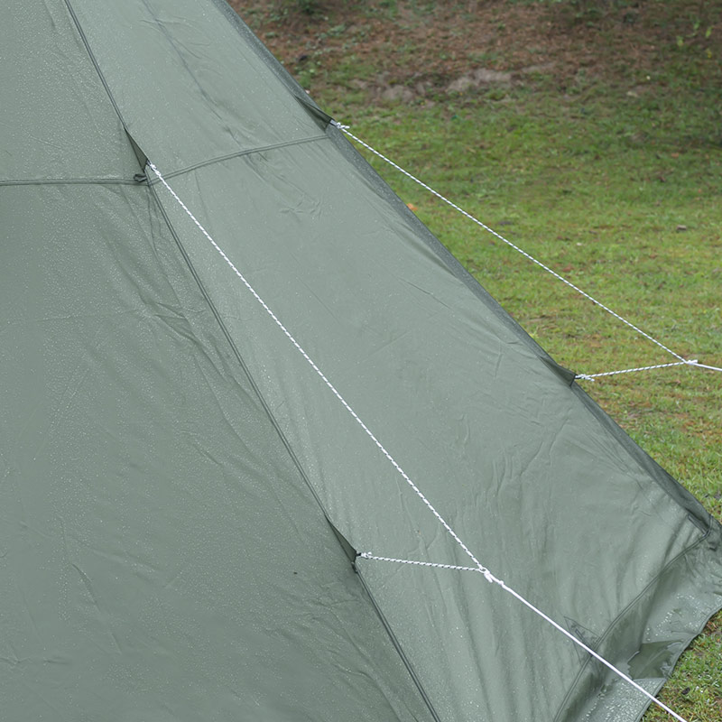 HEX Plus Camping Hot Tent | 2-6 Person Tipi Tent with Wood Stove Jack for All Season Camping