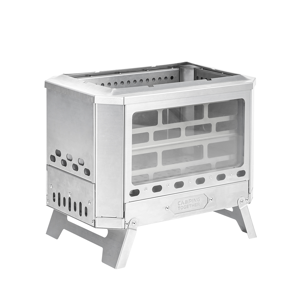 Mjölnir Fire Pit | CAMPING TOGETHER Stainless Steel 304 Camping Wood Stove| New Arrival