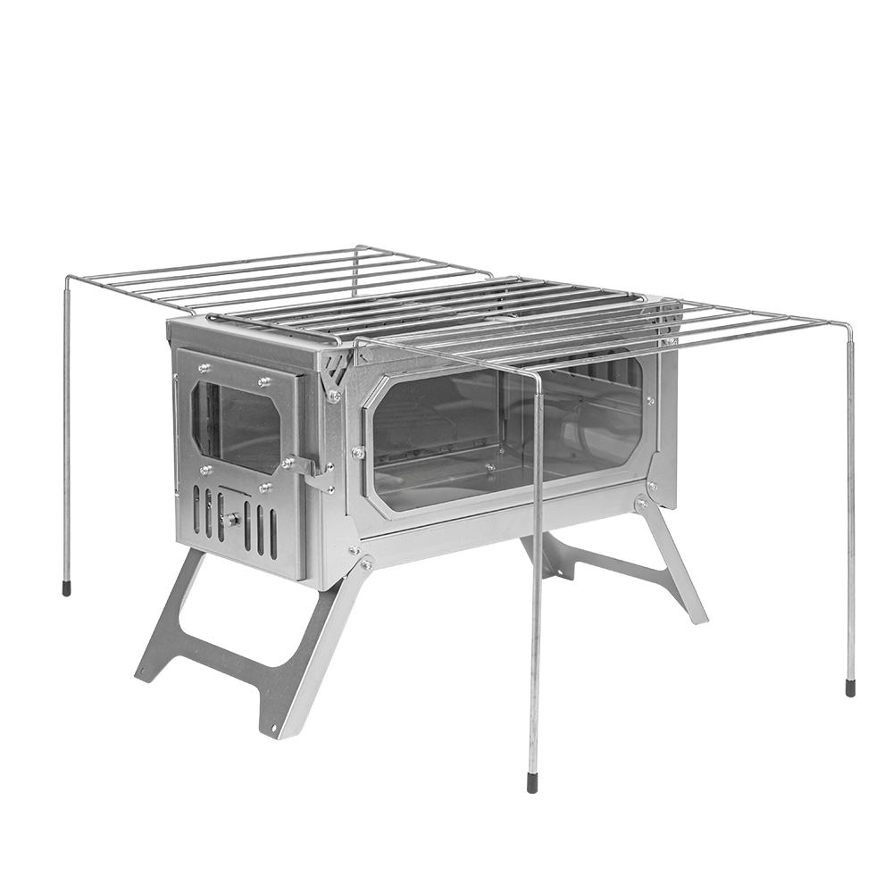 T-Brick 2.0 | Portable Titanium Wood Stove for Hot Tent Camping | Zpoint New Arrival