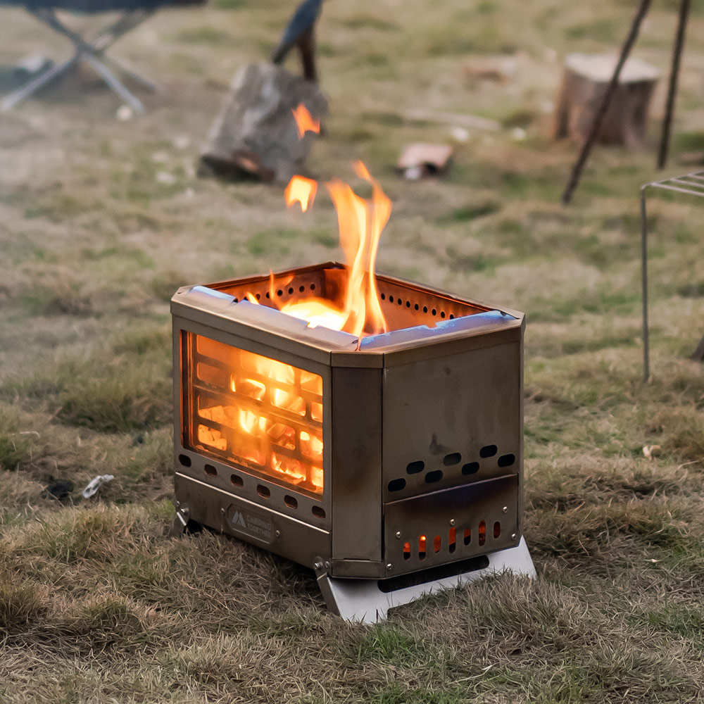 Mjölnir Titanium Fire Pit | Zpoint x CAMPING TOGETHER Camping Wood Stove| New Arrival