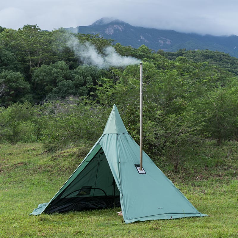 HUSSAR Plus 2.0 Camping Hot Tent | Tipi Tent with Stove Jack | Zpoint New Arrival
