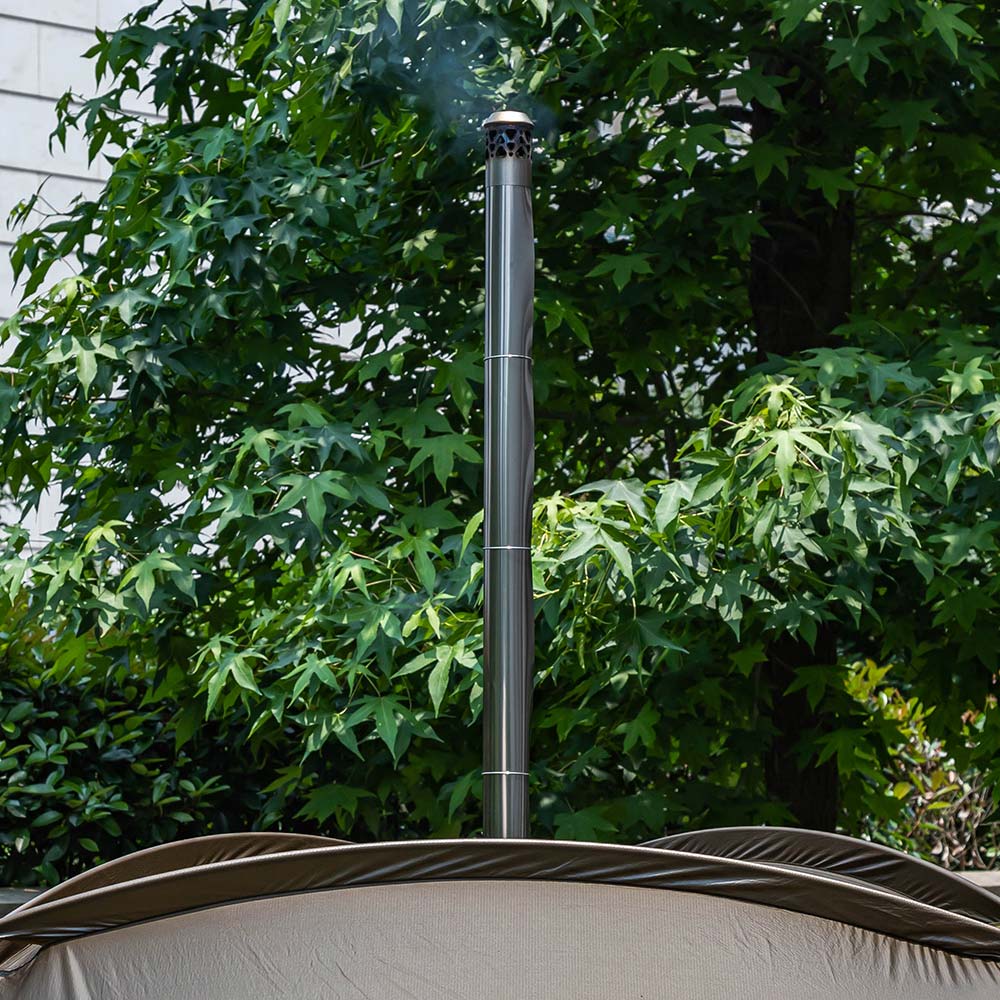 Dweller-Ti Wood Stove | Titanium Outdoor Fireplace | Zpoint & GREEN STOVE New Arrival