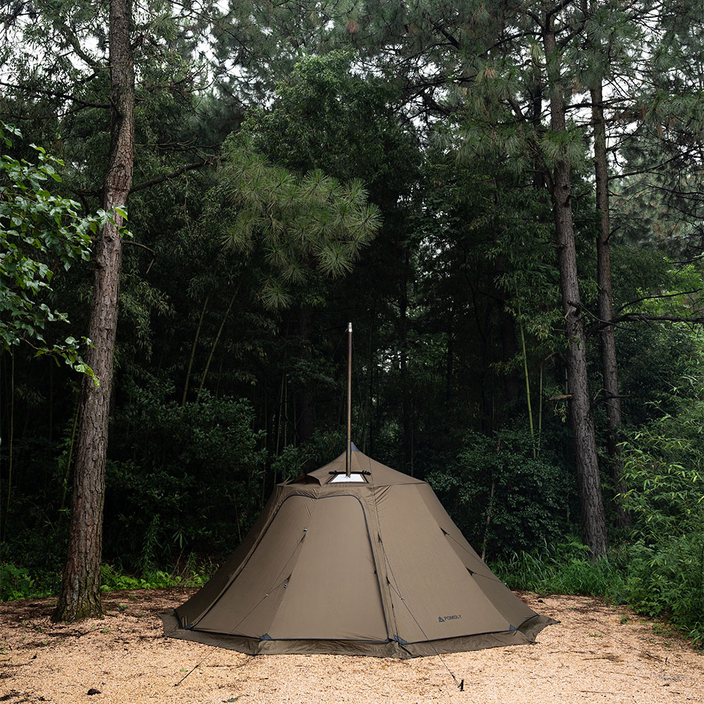 Circle 6 | Outdoor Hot Tent | Bell-Shaped Camping Hot Tent Zpoint New Arrival 2024