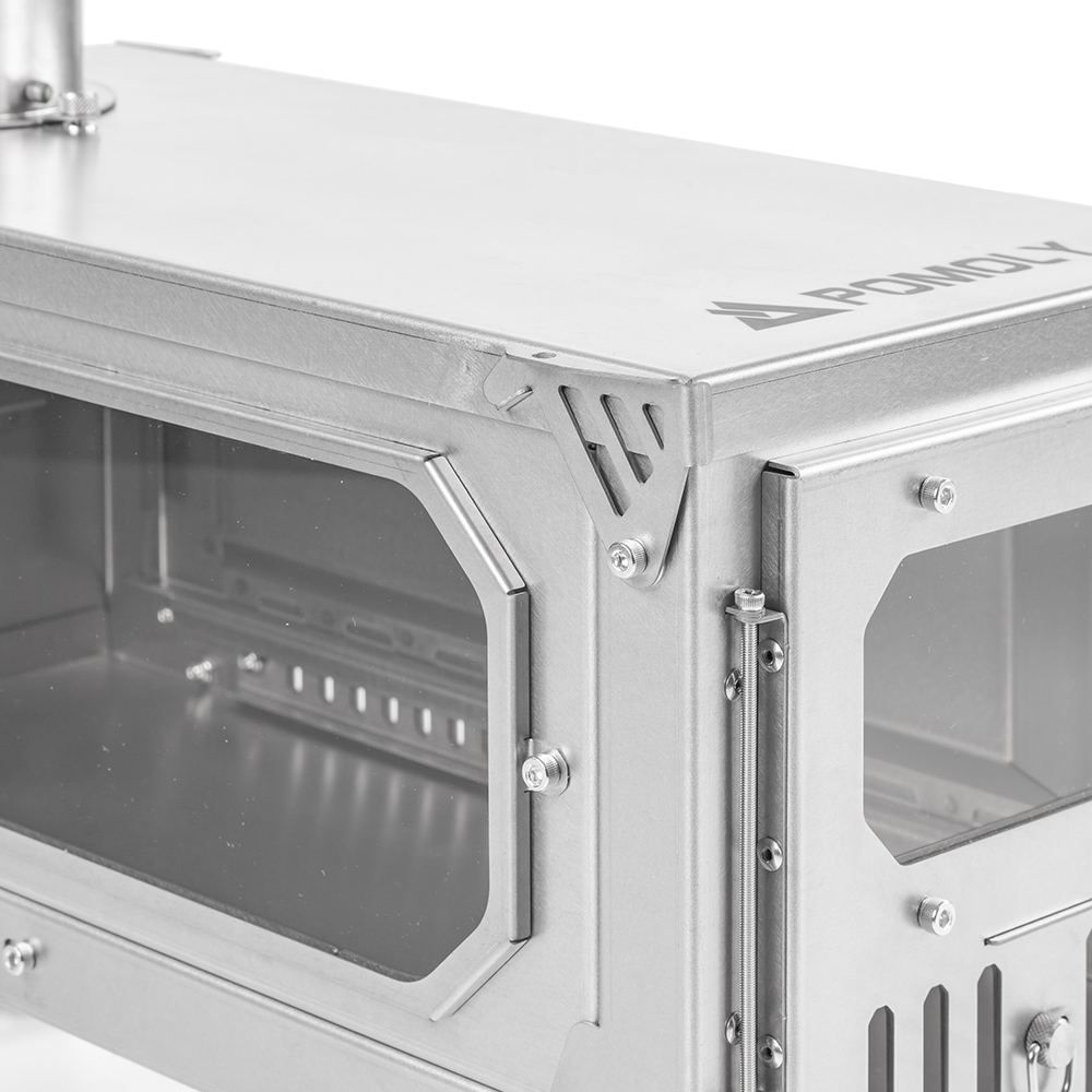 T-Brick 2.0 | Portable Titanium Wood Stove for Hot Tent Camping | Zpoint New Arrival