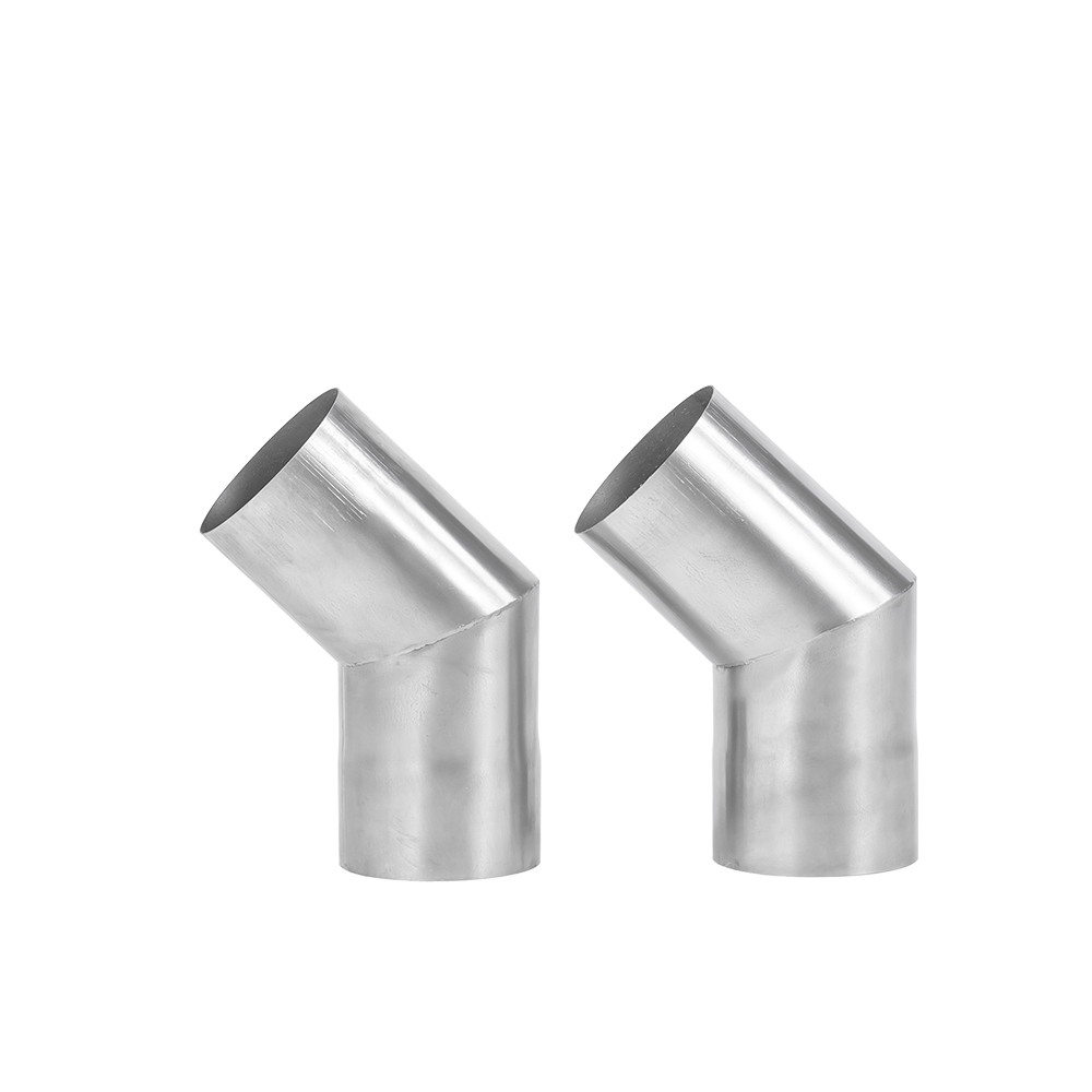 45 / 90 Degree Titanium Chimney Section | Φ2.36in x 2 Sections (Φ6cm) Titanium Stove Pipe for Wood Stove | Zpoint