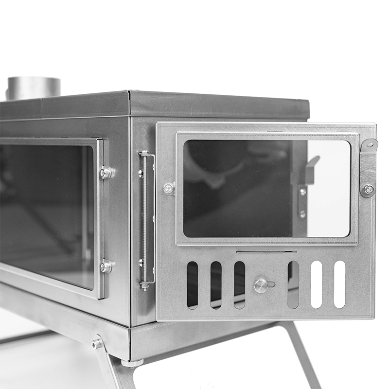 TIMBER Stove | Titanium Wood Stove for Hot Tent and Camping | Zpoint Version