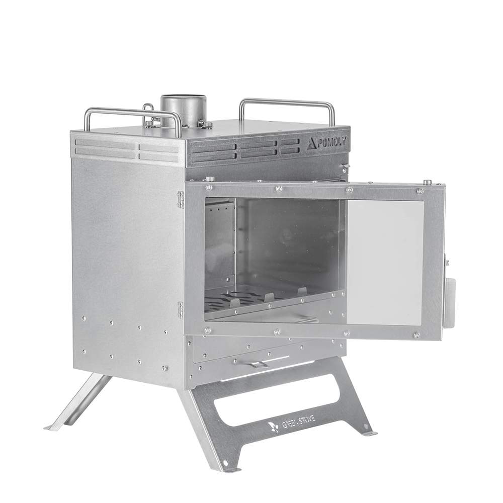 Dweller-Ti Wood Stove | Titanium Outdoor Fireplace | Zpoint & GREEN STOVE New Arrival
