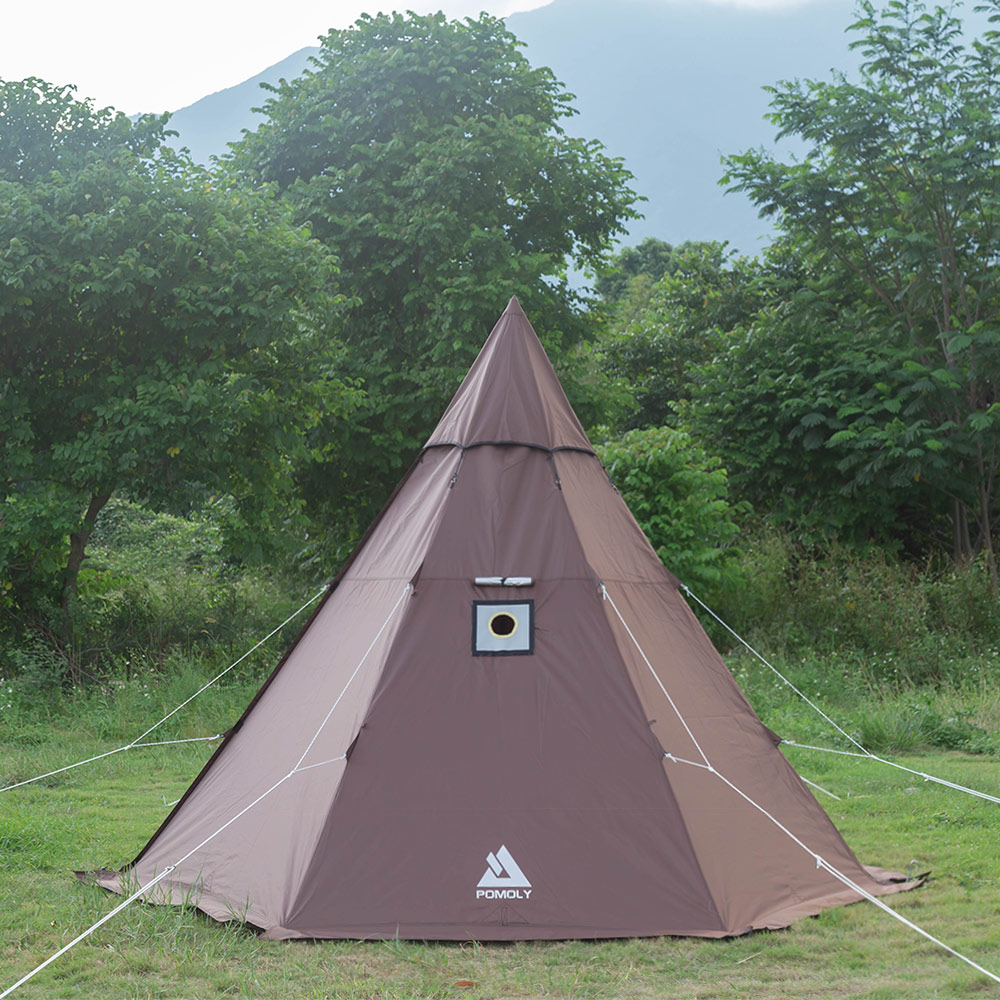 Zpoint HEX Hot Tent | 2 Person Tipi Tent with Wood Stove Jack for All Season Camping