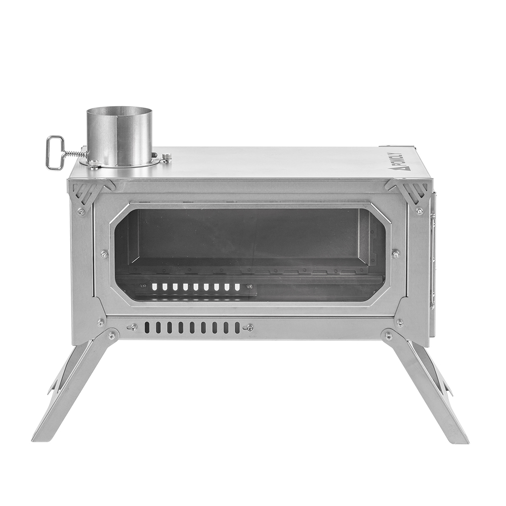 T-Brick 2.0 | Portable Titanium Wood Stove for Hot Tent Camping | Zpoint New Arrival