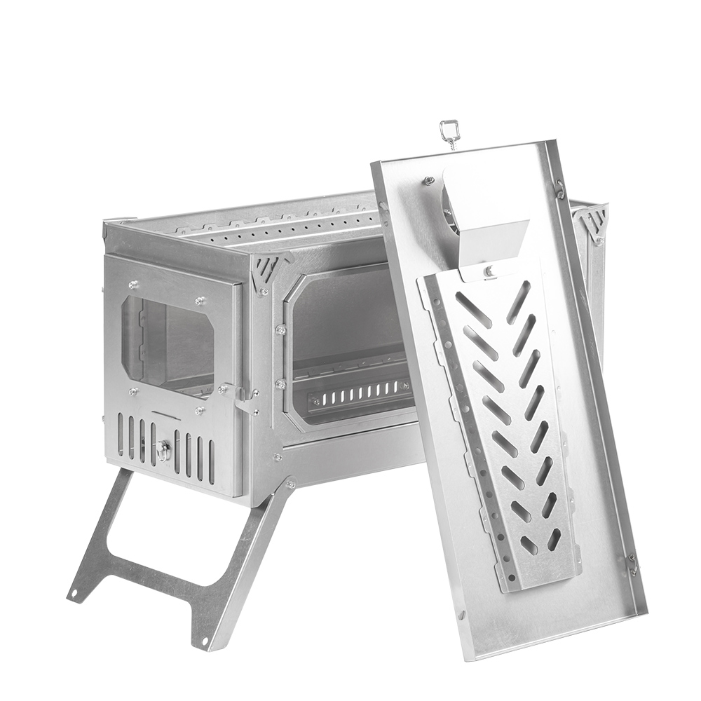 T-Brick Ultra 2.0 | Portable Titanium Wood Stove | Camping Tent Stove for 3-6P | Zpoint New Arrival