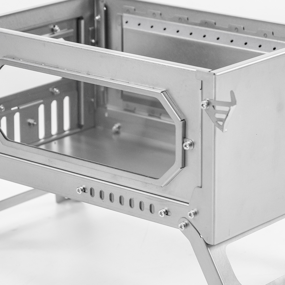 T-Brick Mini 2.0 | Portable Titanium Wood Stove for Solo Hot Tent Camping | Zpoint New Arrival