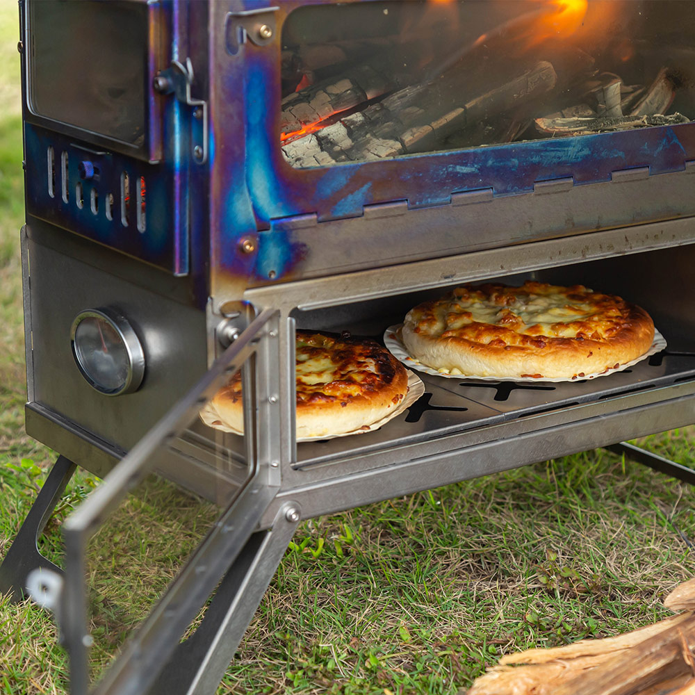 T1 Taisoca Oven Stove | Portable Titanium Tent Wood Stove with Oven Part |  New Arrival