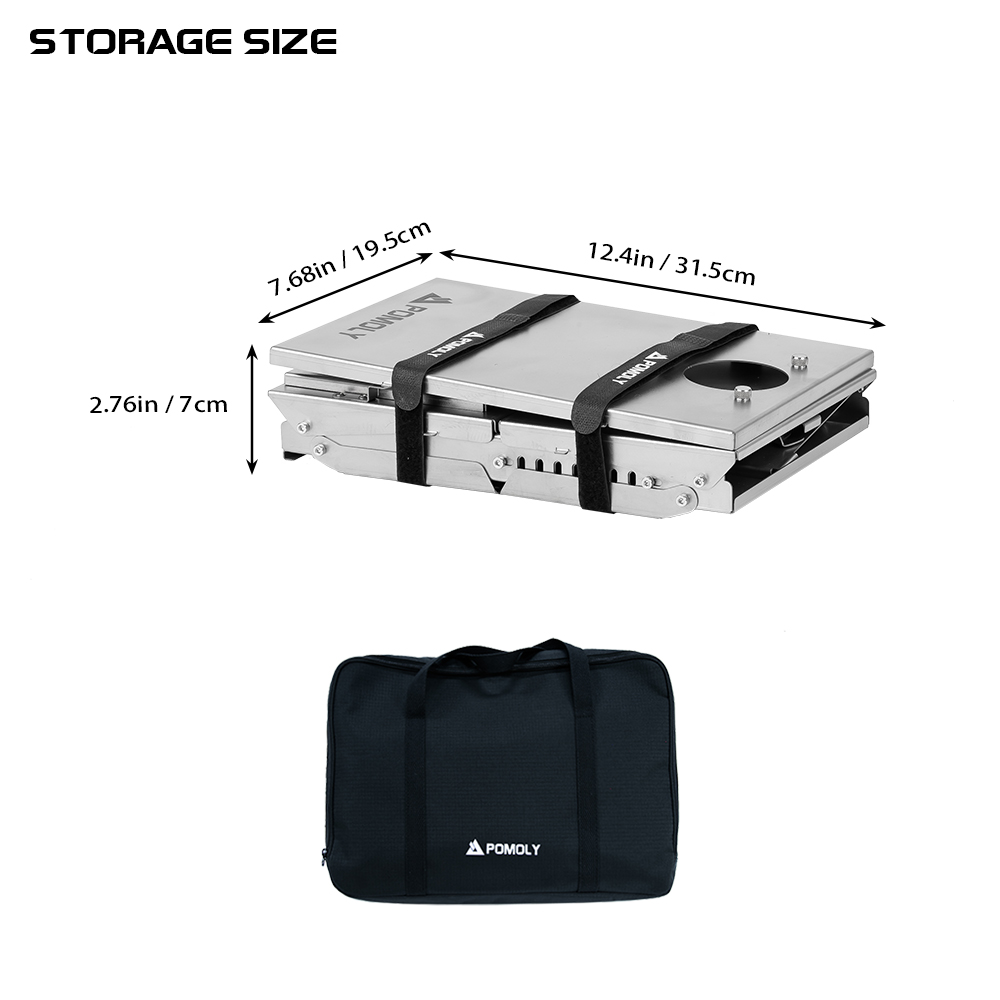 T1 mini 3 | Fastfold Titanium Wood Stove for Solo Camping | Zpoint New Arrival