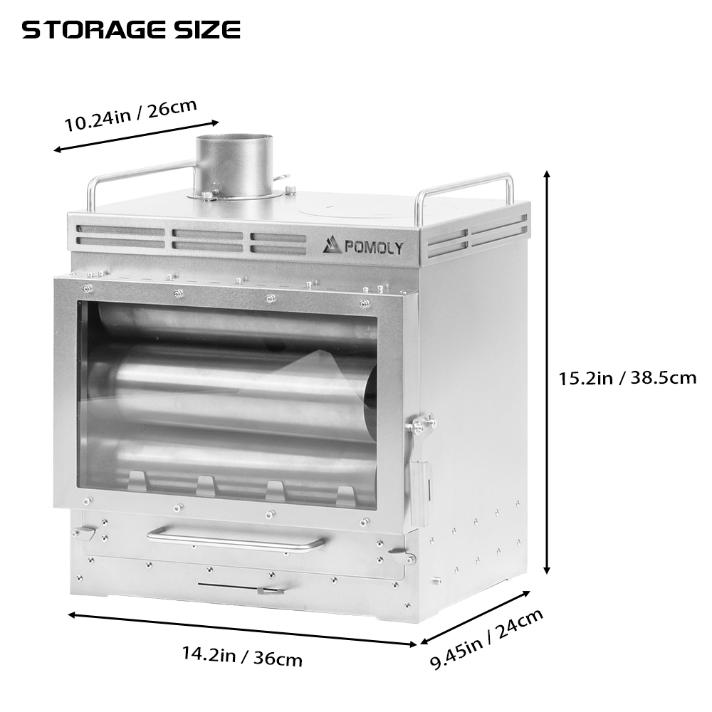Dweller Max Ti | Titanium Wood Stove | Zpoint New Arrival 2024
