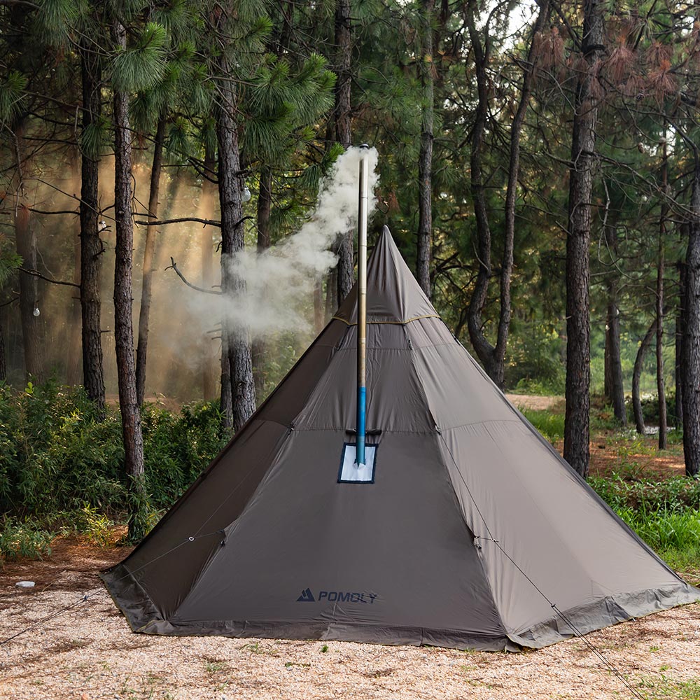 HUSSAR Plus 2.0 Camping Hot Tent | Tipi Tent with Stove Jack | Zpoint New Arrival
