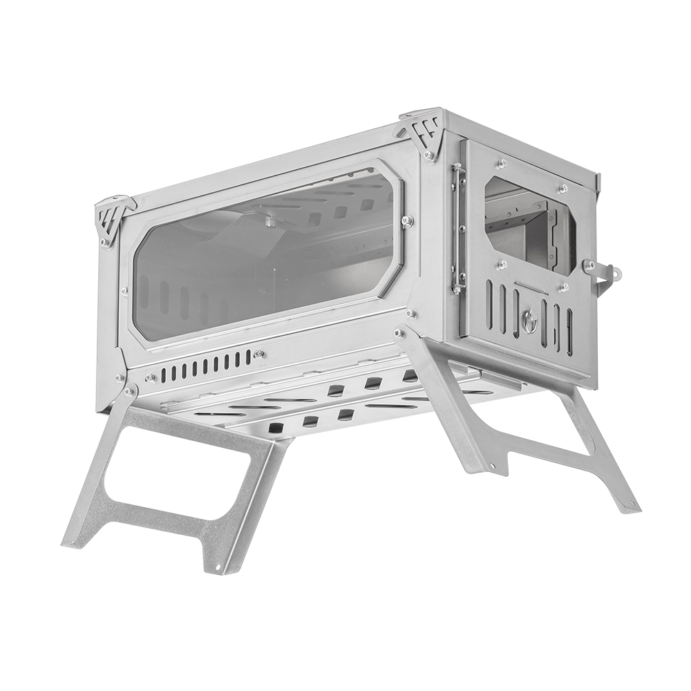 T-Brick 2.0 | Portable Titanium Wood Stove for Hot Tent Camping | Zpoint New Arrival