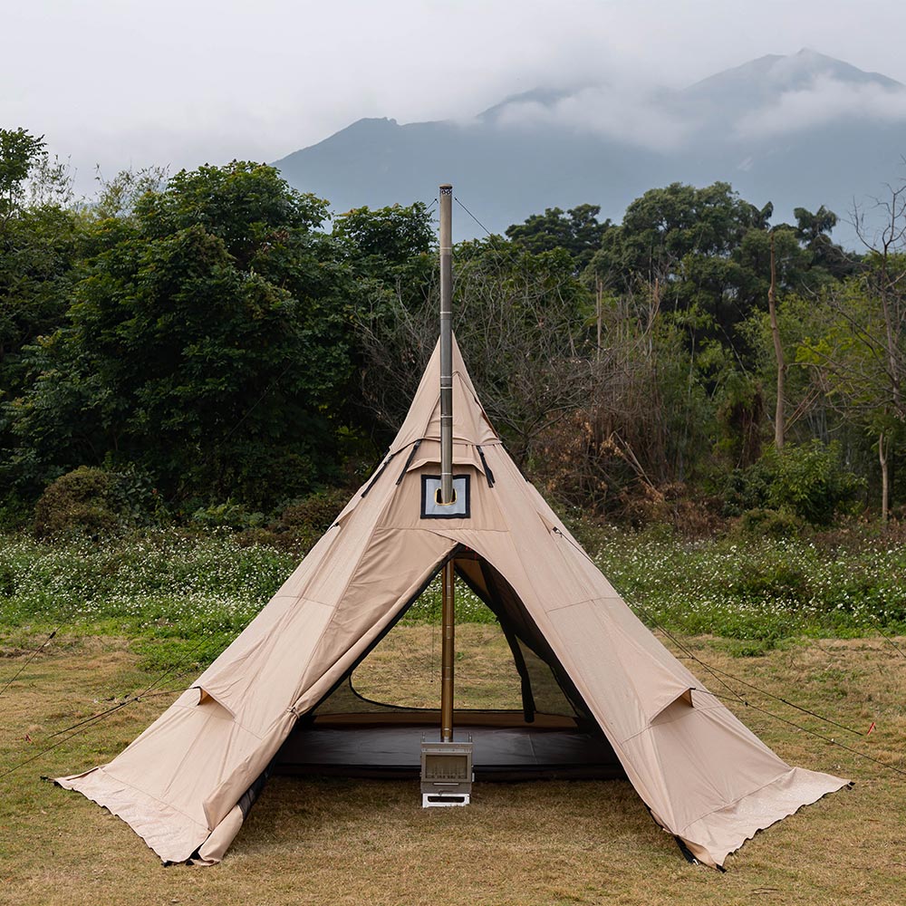 Zpoint PEAK TC Hot Tent | Tetoron Cotton Tipi Tent with Inner Tent Winter Camping | Zpoint New Arrival