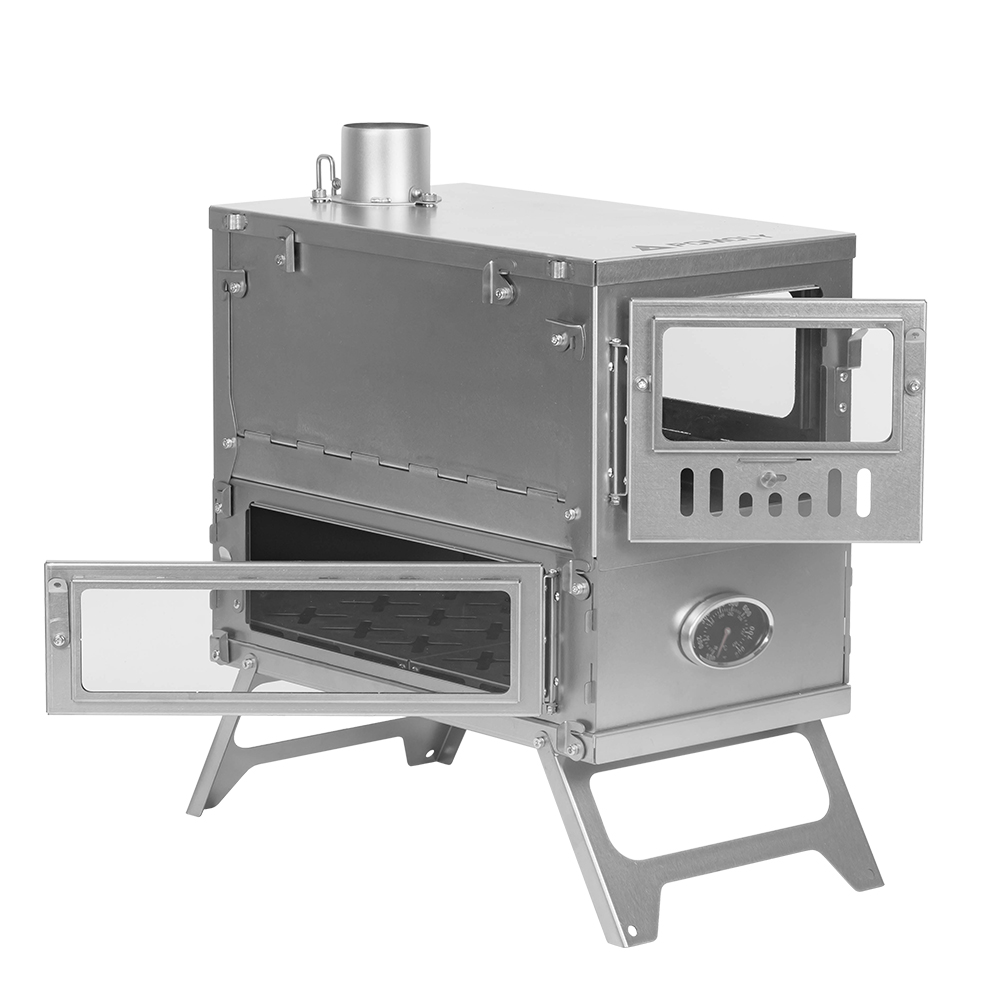 T1 Taisoca Oven Stove | Portable Titanium Tent Wood Stove with Oven Part |  New Arrival