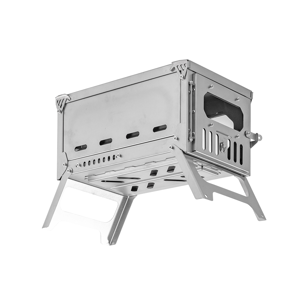 T-Brick Mini 2.0 | Portable Titanium Wood Stove for Solo Hot Tent Camping | Zpoint New Arrival