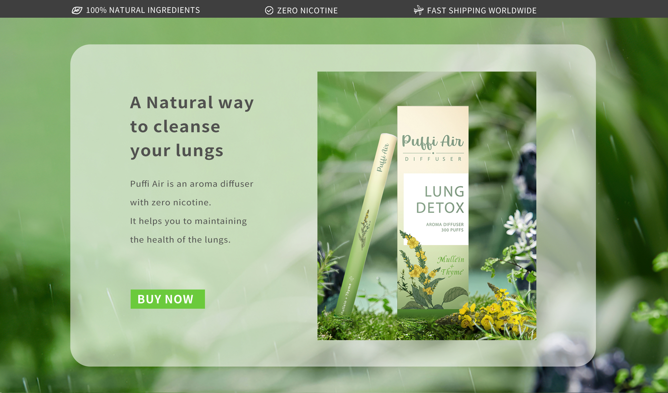 Is Puffi Air Lung Detox Safe Puffi Air | Natural Lung Cleanse - Soothe Your Lungs & Boost