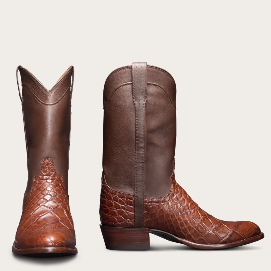 Men The Austin Walnut Alligator