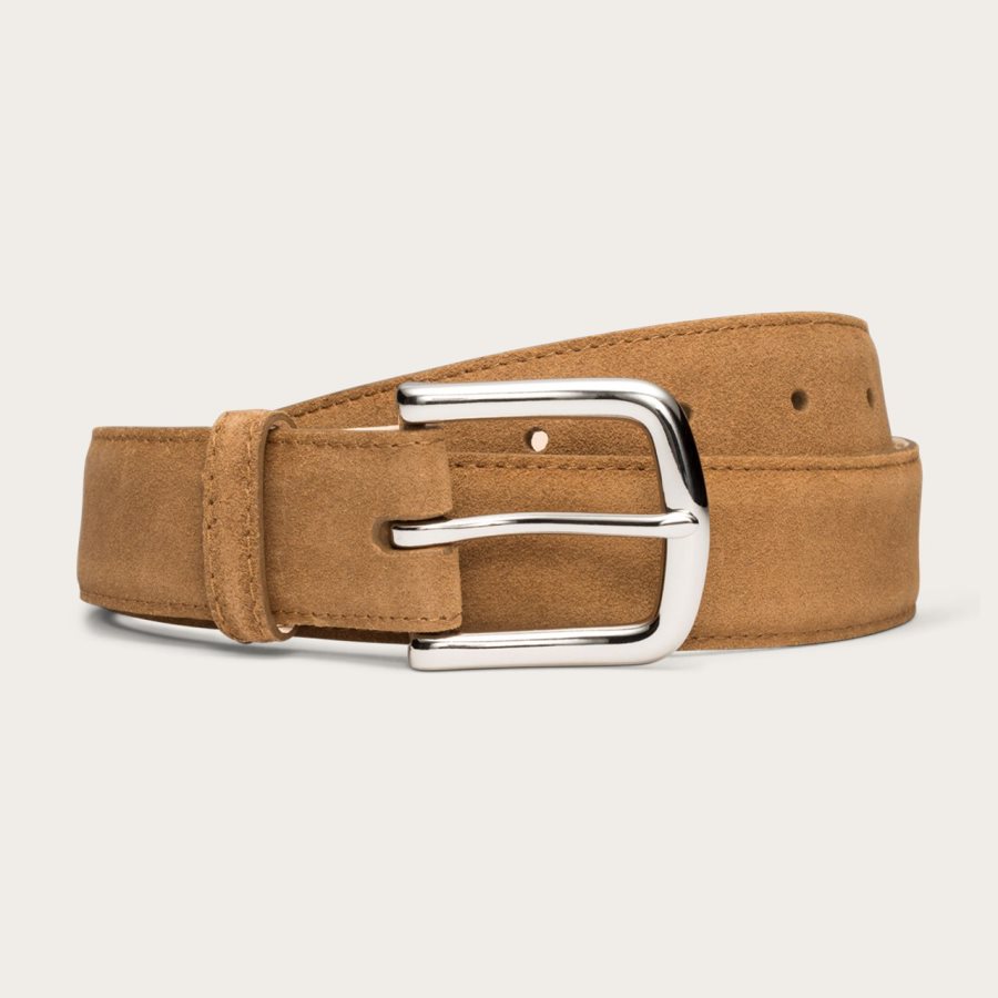 Suede Belt Honey Suede