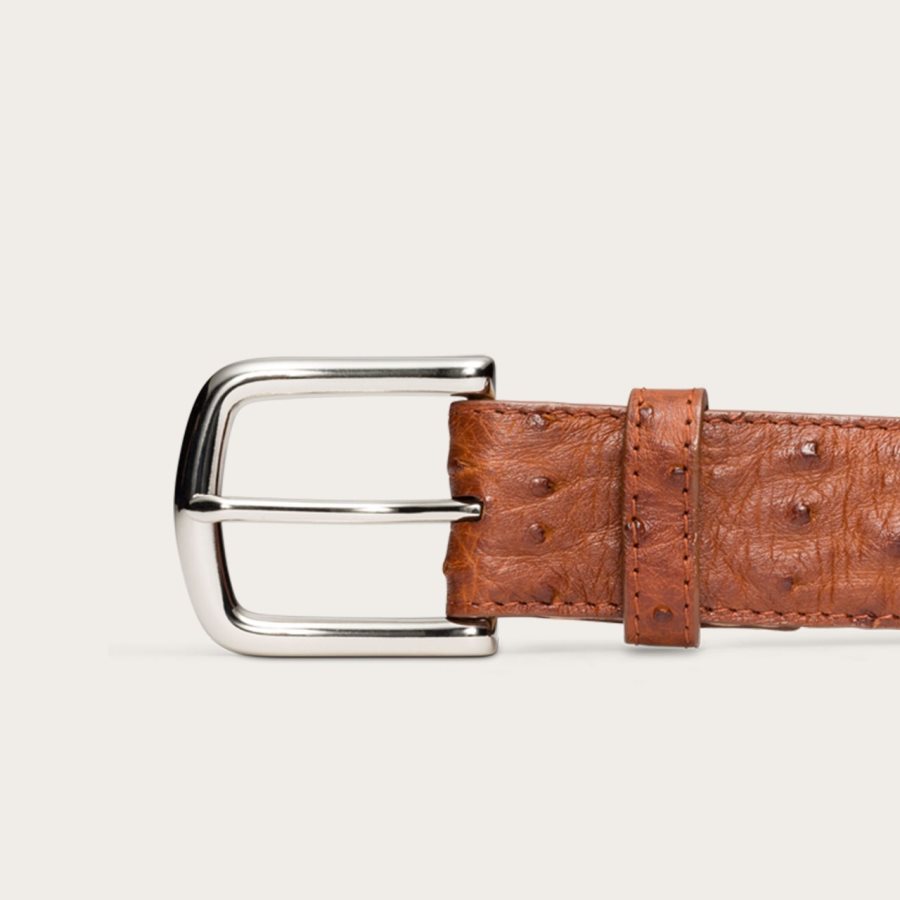 Ostrich Belt Pecan Ostrich