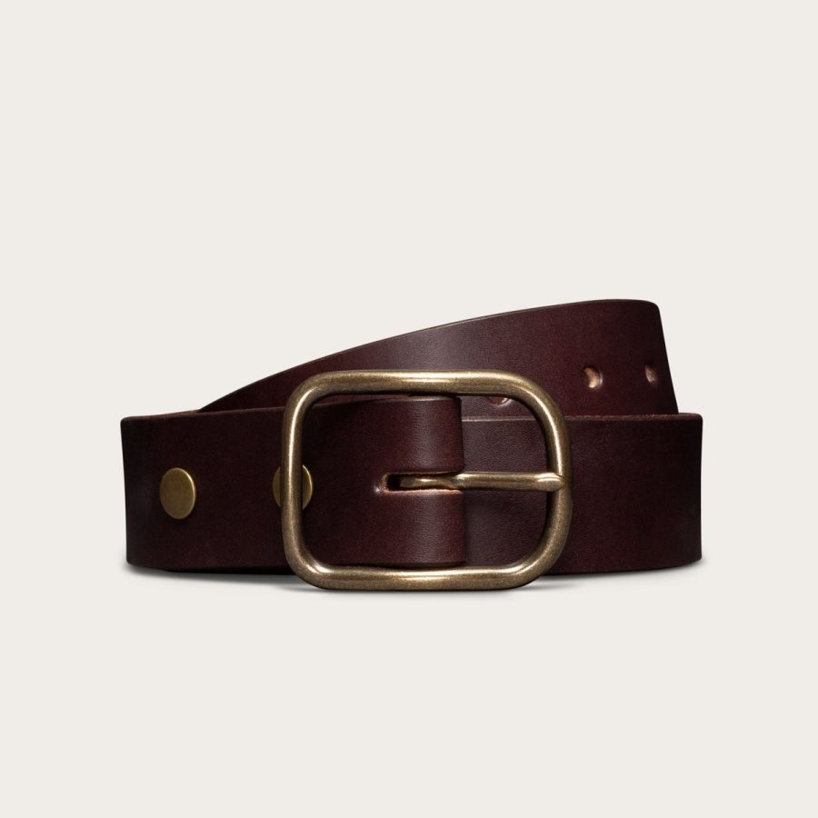 Leather Harness Belt Umber