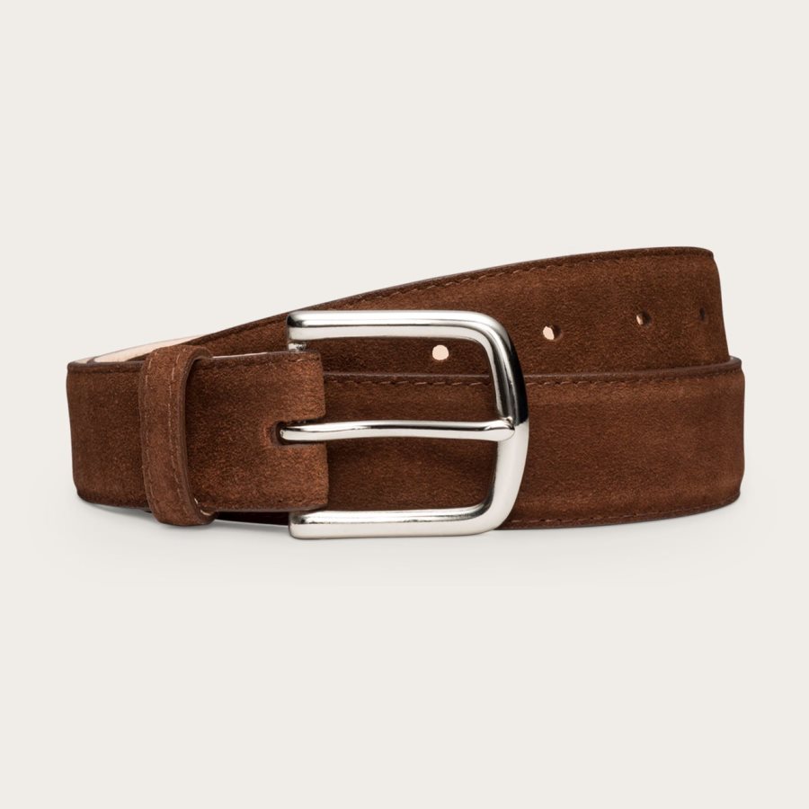 Suede Belt Mocha Suede