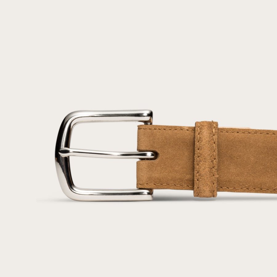 Suede Belt Honey Suede
