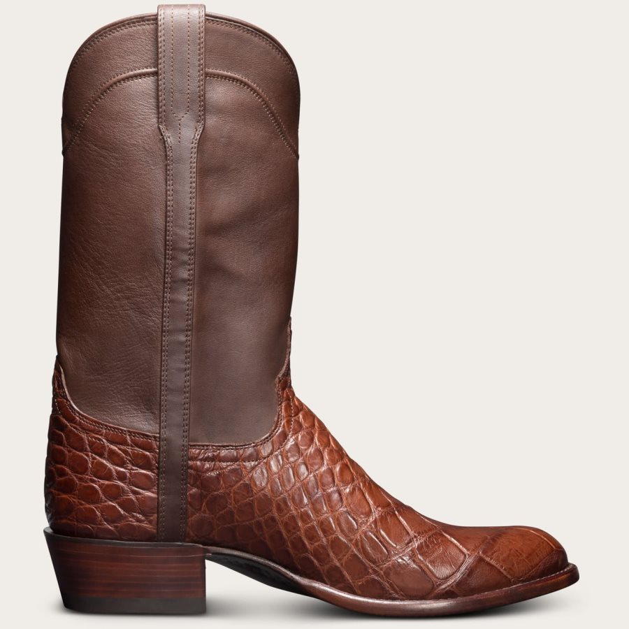 Men The Austin Walnut Alligator
