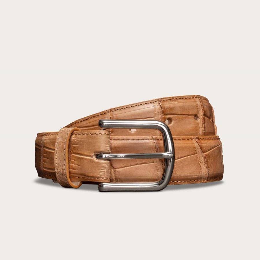 Alligator Belt Tan Alligator